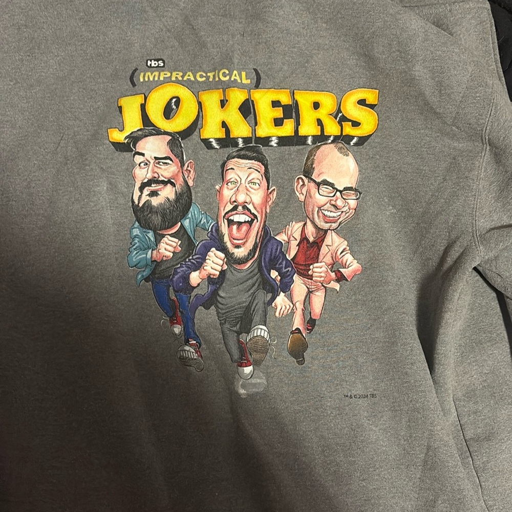 Impractical Jokers Tour Zip Up Hoodie. Great Condition. No Stains. Size 2XL